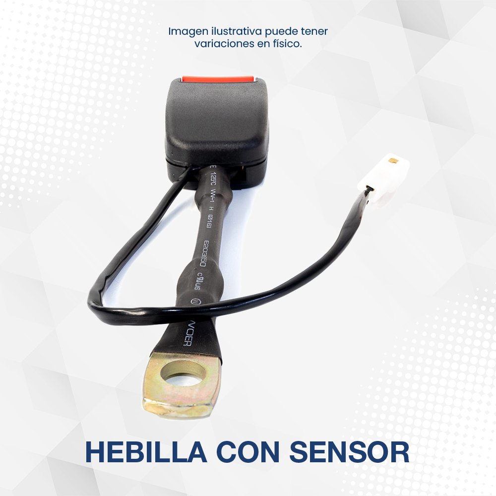 Hebilla con sensor